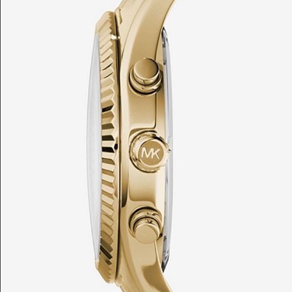 Michael Kors Lexington Gold Watch - Picture 2 of 6